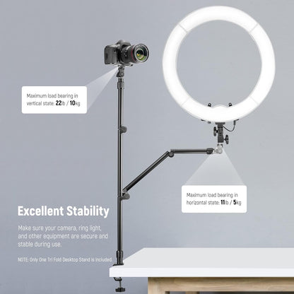 Neewer 10101599 Webcam Stand C Clamp 35.4" Aluminum