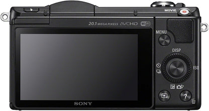 Sony ILCE5000L/B Alpha a5000 Mirrorless Camera with 16-50mm Lens