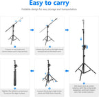 Neewer 10100517 Photography Light Stand with Boom