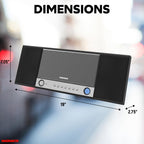 Magnavox MM444BT CD Shelf System - Bluetooth Stereo FM Radio
