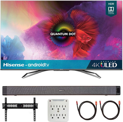 Hisense E2HIS55H9G 55" H9G Quantum 4K ULED Smart TV Bundle