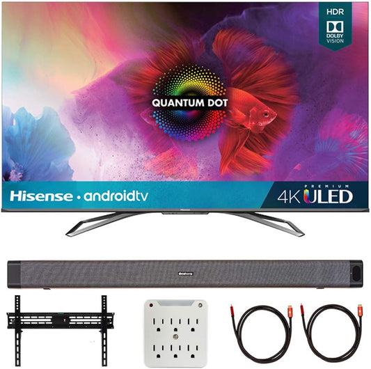 Hisense E2HIS55H9G 55" H9G Quantum 4K ULED Smart TV Bundle
