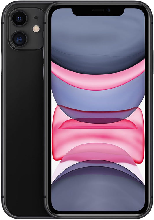 Apple iPhone 11 RXZER23 - 64GB Black (Renewed) - GSM