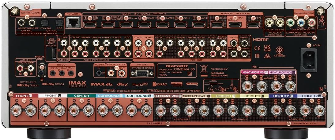 Marantz Cinema30/N1SG 11.4 Channel 8K AV Receiver