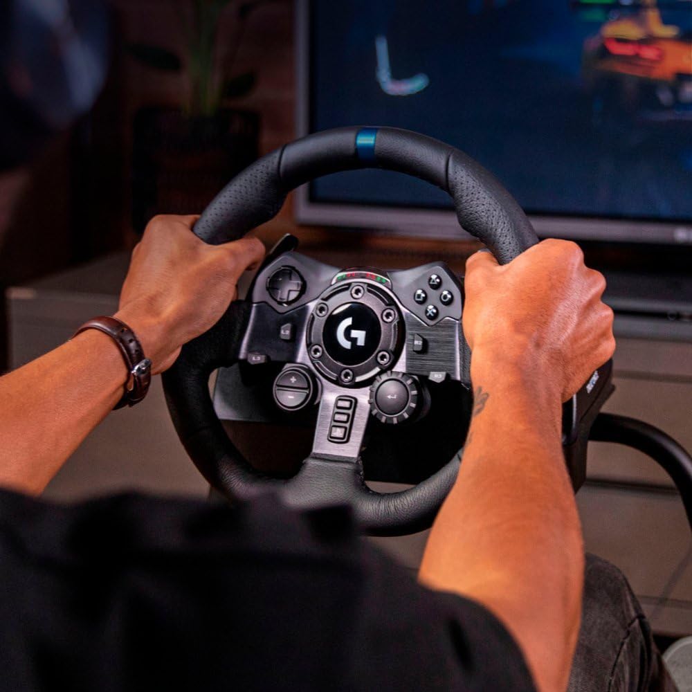 Logitech 941-000147 G923 Racing Wheel PS5/PS4/PC Renewed