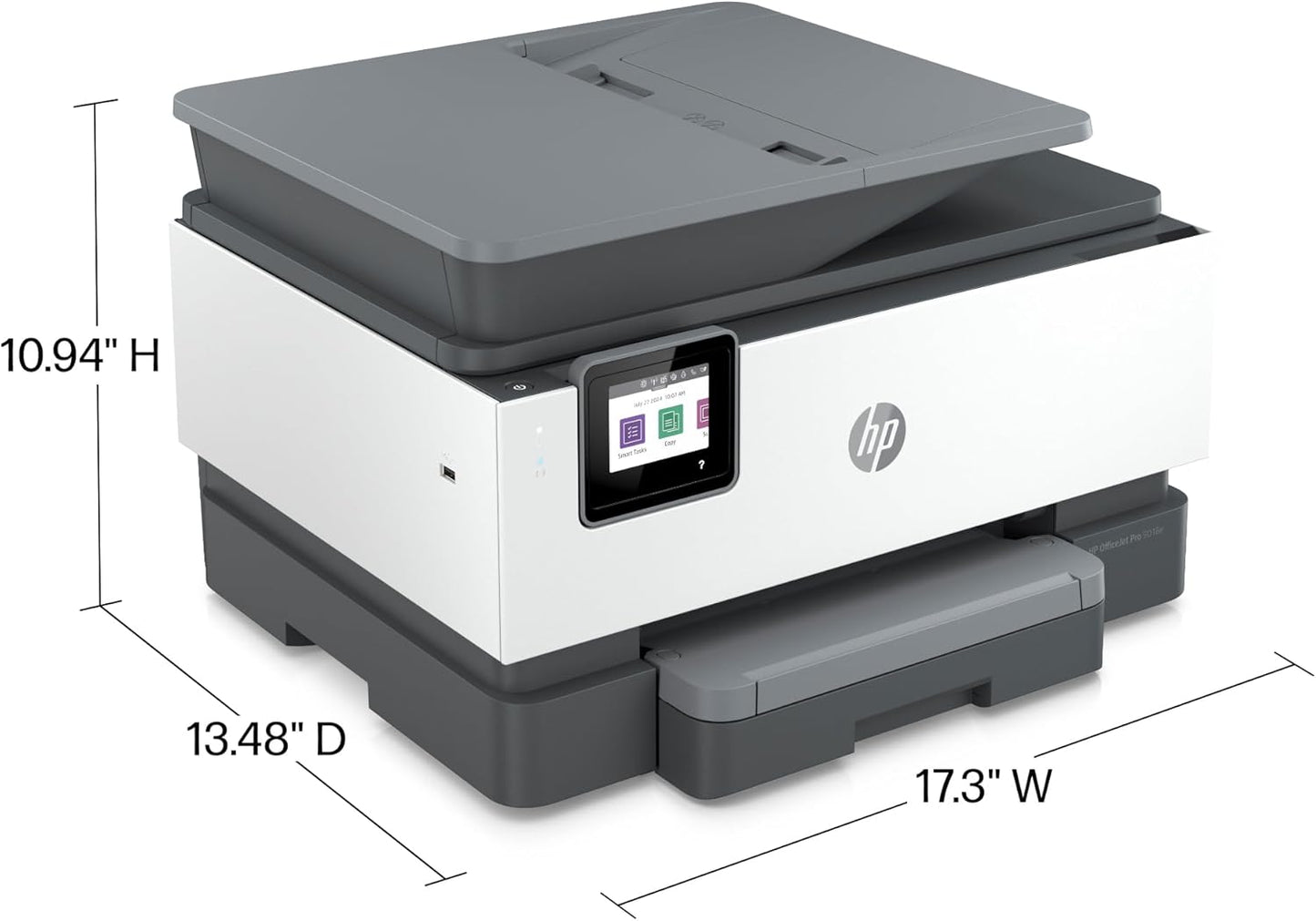 HP 9018e OfficeJet Pro Wireless All-in-One Printer (Renewed)