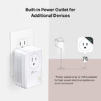TP-Link AV1000 Powerline Ethernet Adapter Kit (Renewed)