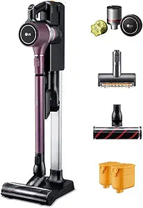 LG A908VMR Cordzero A9 Cordless Stick Vacuum Wine