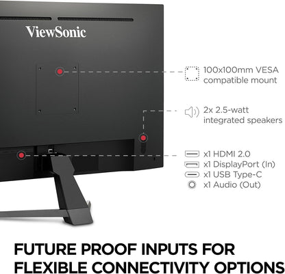 ViewSonic VX3267U-4K 32-Inch 4K UHD IPS Monitor USB-C