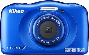 Nikon CRTNKCPW100BLRB COOLPIX W100 Waterproof Camera (Renewed)