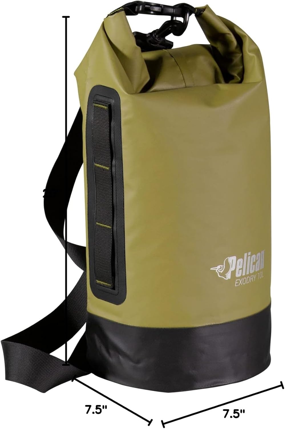 Pelican Exodry Waterproof Dry Bag: 10L Roll-Top Sack
