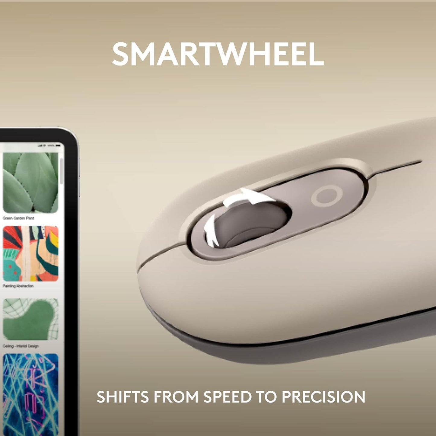 Logitech 910-006625 POP Mouse - Wireless SilentTouch Mist