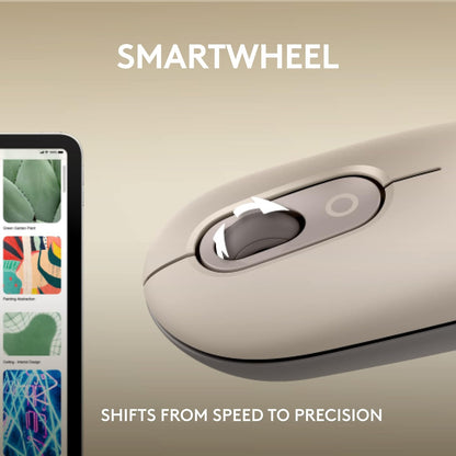 Logitech 910-006625 POP Mouse - Wireless SilentTouch Mist