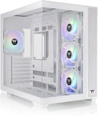Thermaltake View 380 Snow ATX Case ARGB Fans