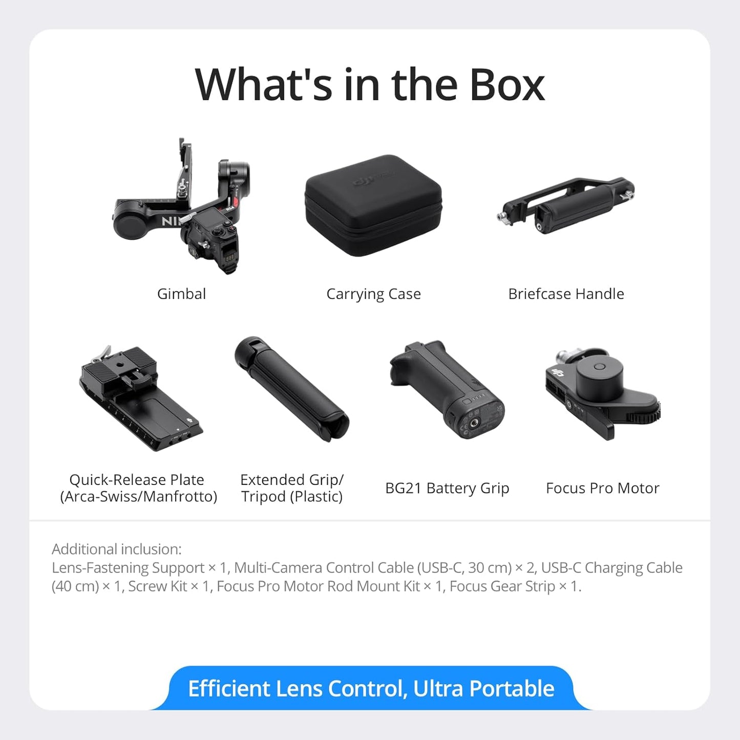 DJI 6941565974693 RS 4 Combo 3-Axis Gimbal Stabilizer