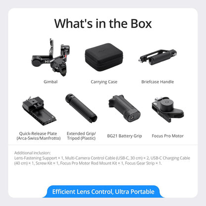 DJI 6941565974693 RS 4 Combo 3-Axis Gimbal Stabilizer