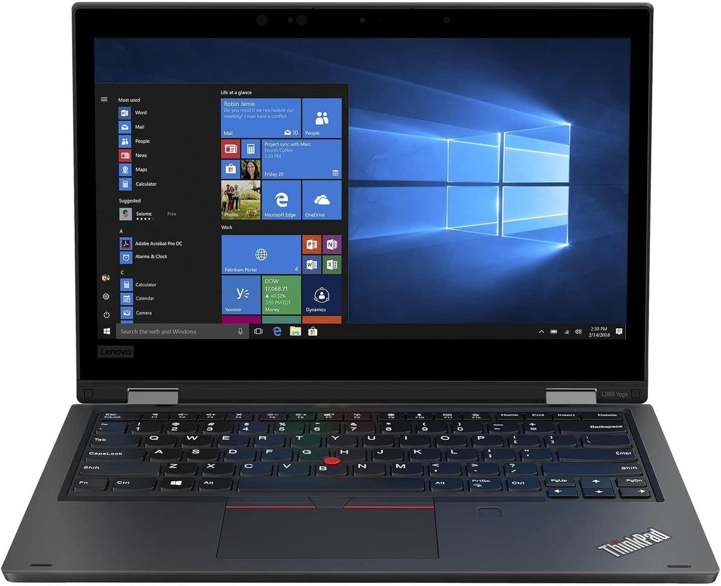 Lenovo ThinkPad L390 Yoga 2-in-1 Touchscreen Laptop