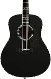 Yamaha LL16DRBLHC Acoustic-Electric Guitar Rosewood Black w/Case