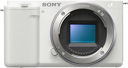 Sony E3SNILCZVE10W ZV-E10 Vlogging Camera Body Kit (White)