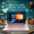 HP Premium 14-inch HD Laptop Microsoft 365 Bundle