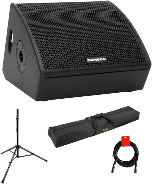 Samson RSXM10A 800W Active Stage Monitor Bundle