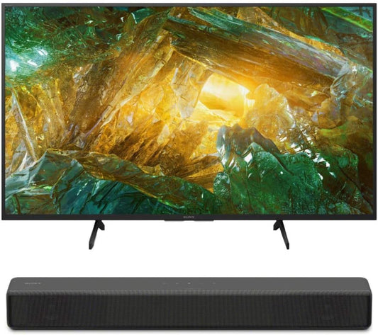 Sony XBR 43X800H 43" 4K HDR Android Smart TV & Soundbar Bundle