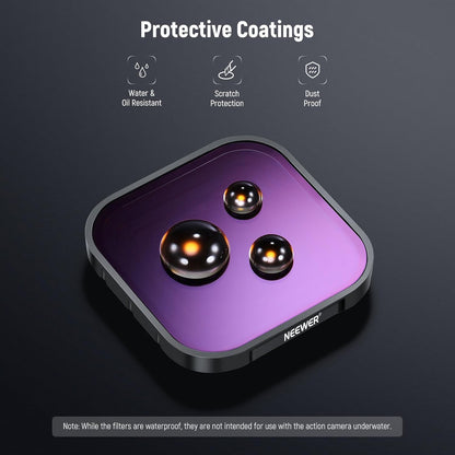 Neewer 10105346 ND Filter Set for GoPro Hero 13/12/11/10/9