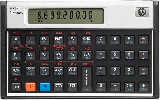 HP HP12CPLAT Financial Calculator Business Edition