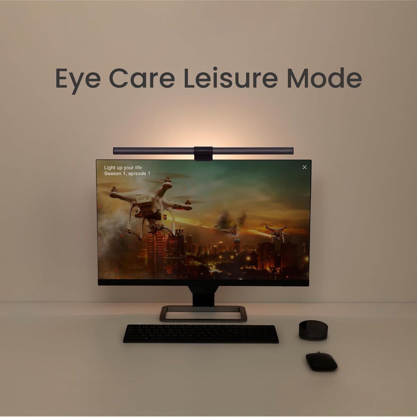 BenQ ScreenBar Halo: LED Monitor Light with Wireless Control