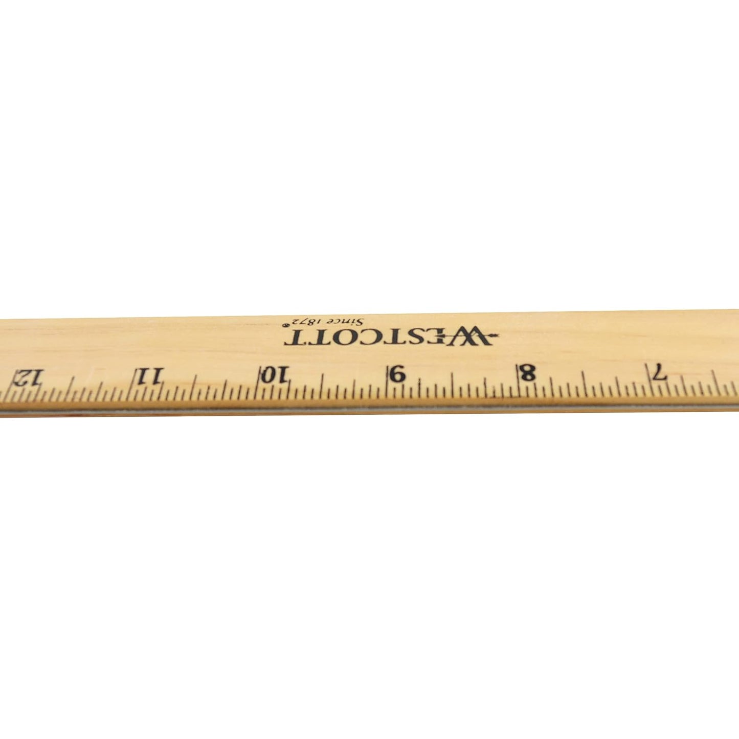 Westcott 05018 Beveled Wooden Ruler 18-Inch