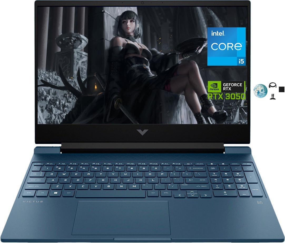HP Victus 15.6" Gaming Laptop i5-12450H RTX 3050