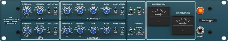 Behringer 369 Stereo Compressor Limiter Rack Mountable — main product image