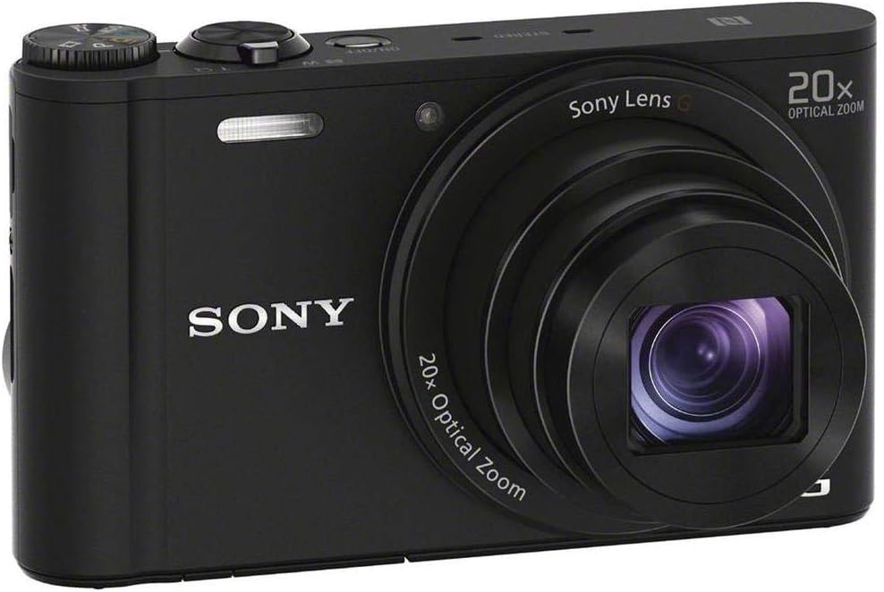 Sony DSCWX350/B 18MP Digital Camera Black 20x Zoom