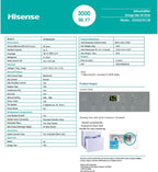Hisense DH5022K1W 35-Pint Dehumidifier Renewed