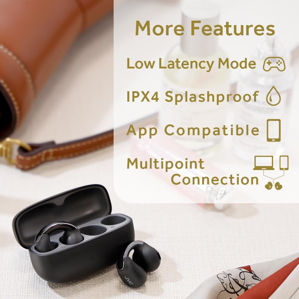 JVC HANP1T Nearphones Open Ear Wireless Earbuds