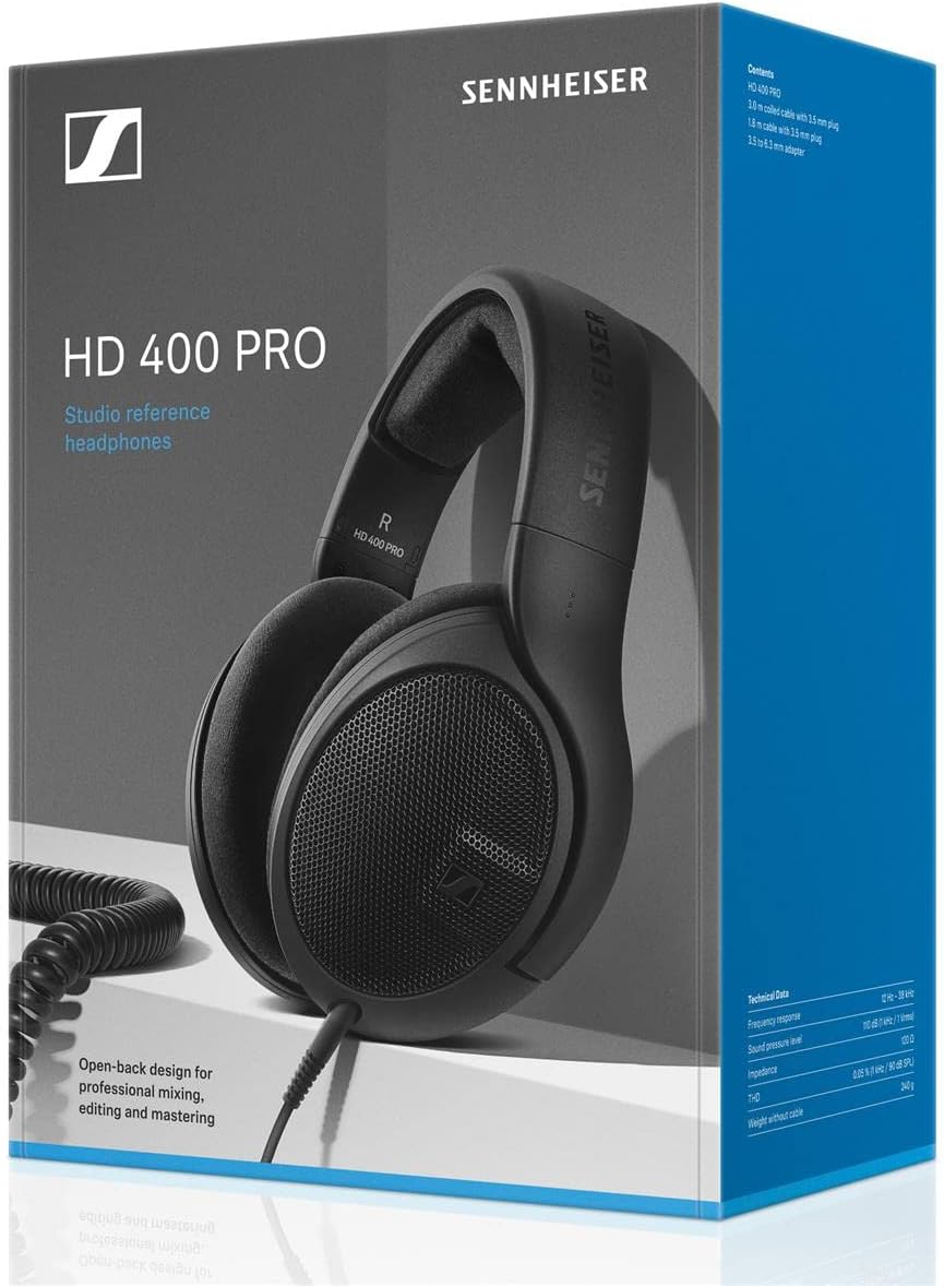 Sennheiser 700047 HD 400 PRO Studio Headphones