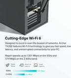 TP-Link Archer TX20E AX1800 WiFi 6 PCIe Adapter