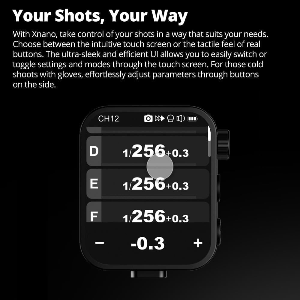 Godox X3 Trigger for Sony 2.4G TTL Touch Screen