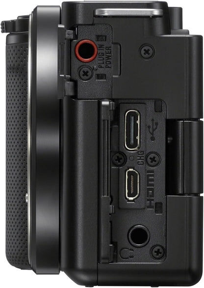 Sony ILCZV-E10L/B Alpha ZV-E10 Mirrorless Vlog Camera