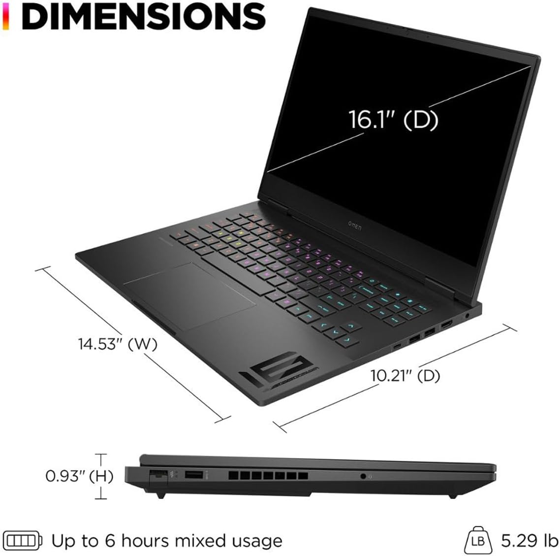 HP 16-wf OMEN 16 Gaming Laptop RTX 4060