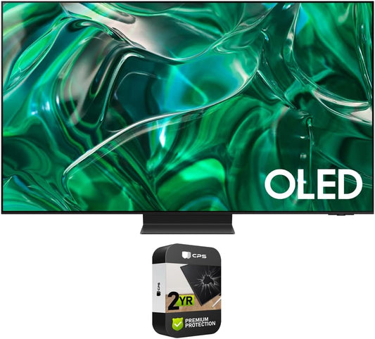 Samsung QN55S95CAFXZA 55" Quantum Dot OLED TV Bundle