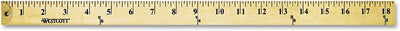 Westcott ACM10425 36-Inch Wood Yardstick with Metal Ends