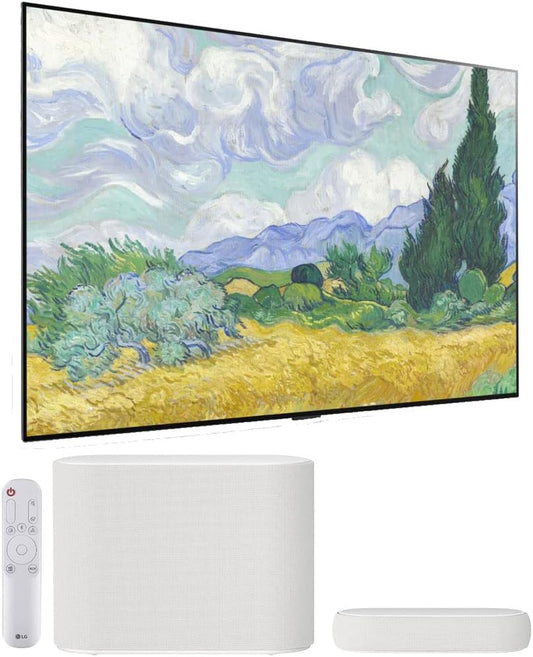 LG E52LGOLED77G1PUA 77" OLED Gallery TV Bundle w/ Sound Bar