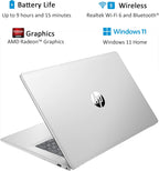 HP Laptop 17 AMD Ryzen 5 Touchscreen Renewed