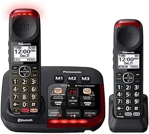 Panasonic KX-TGM430B + KX-TGMA44B Amplified Cordless Phone — main product image