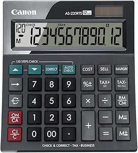 Canon 4898B001 AS 220 RTS Professional Desk Calculator — main product image