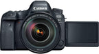 Canon 1897C009 EOS 6D Mark II DSLR 24-105mm Renewed Bundle