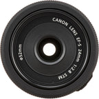 Canon 9522B002 EF-S 24mm f/2.8 STM Lens Bundle (Renewed)