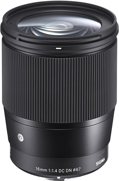 Sigma 402965 16mm f/1.4 DC DN Sony E Lens Bundle