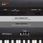 Roland FP 10 Digital Piano 88-Key Weighted (Renewed)
